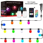 RGBW Outdoor Bulb String
